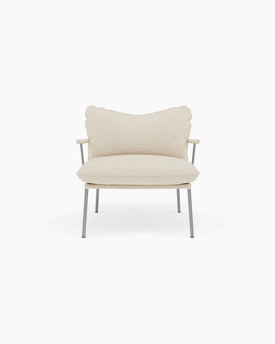 Pico Lounge Chair — Moss 0004_Brushed SS