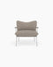 Pico Lounge Chair — Moss 0013_Polished SS
