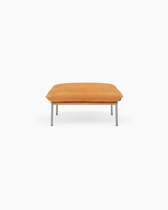 Pico Lounge Chair — Vintage Cognac_Brushed SS