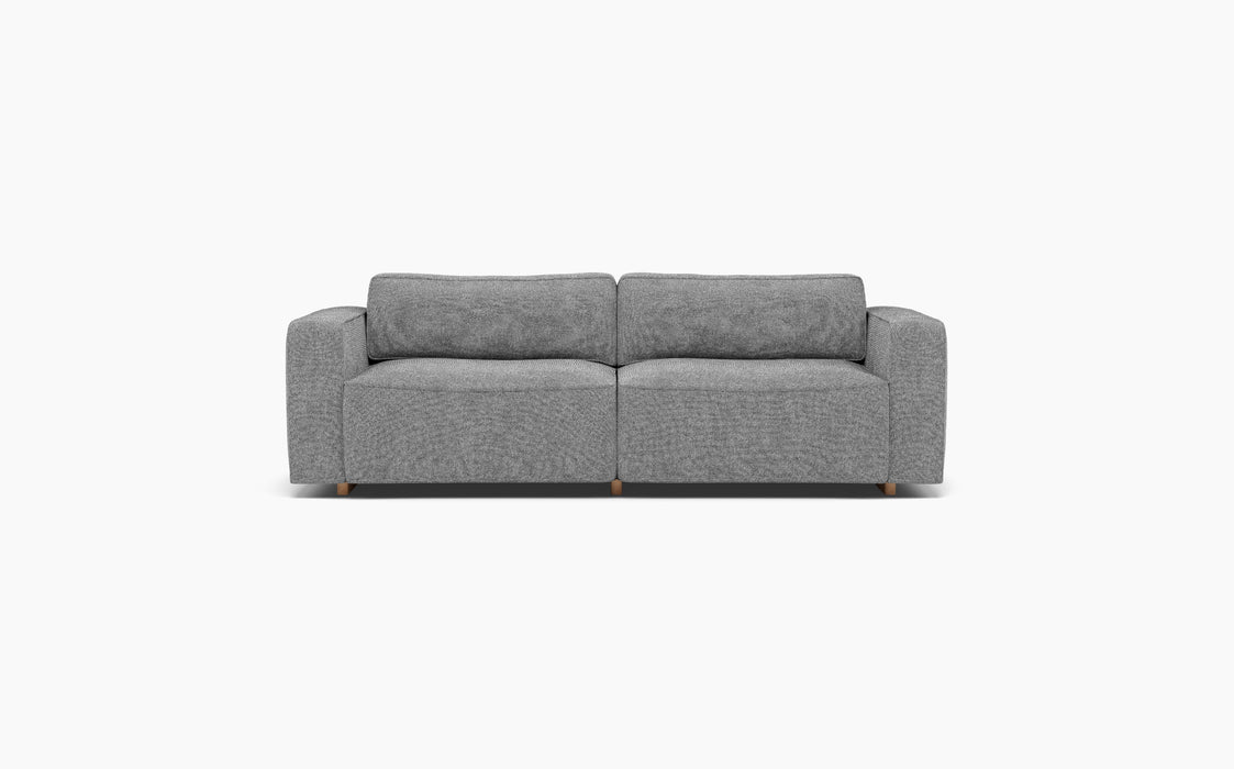 Supersoft Modular Sofa — Configuration 1, Hallingdal 65 166_Lacquered oak