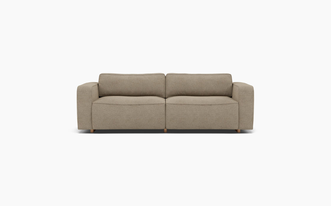 Supersoft Modular Sofa — Configuration 1, Hallingdal 65 220_Lacquered oak
