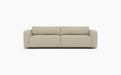 Supersoft Modular Sofa — Configuration 2, Barnum Sand 2_Lacquered oak