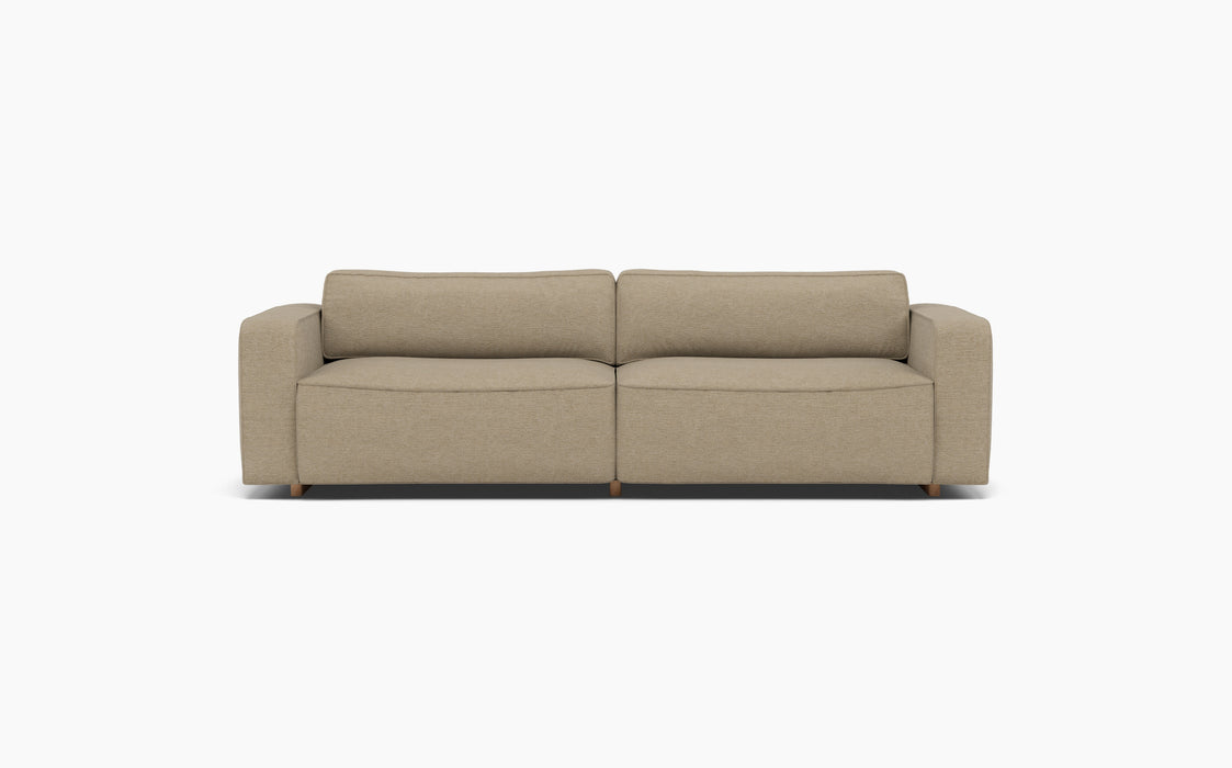 Supersoft Modular Sofa — Configuration 2, Ecriture 0240_Lacquered oak