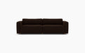 Supersoft Modular Sofa — Configuration 2, Megan Coffee 46_Lacquered oak