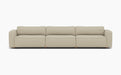 Supersoft Modular Sofa — Configuration 8, Barnum Sand 2_Lacquered oak