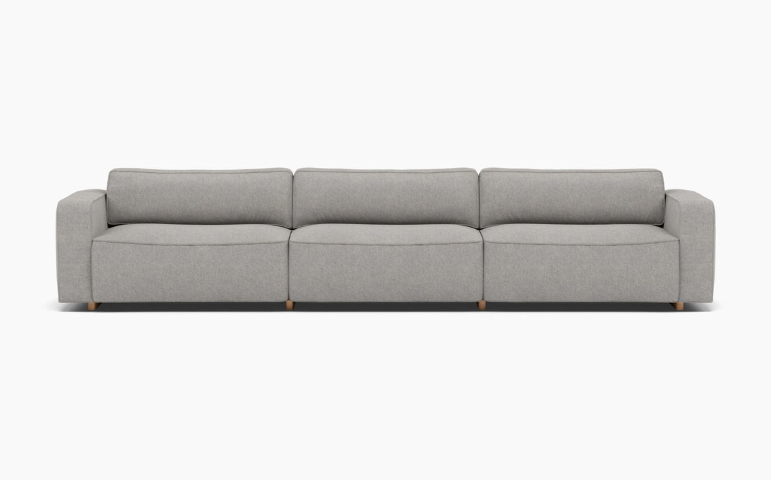 Supersoft Modular Sofa — Configuration 8, Hallingdal 65 116_Lacquered oak