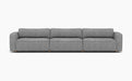 Supersoft Modular Sofa — Configuration 8, Hallingdal 65 166_Lacquered oak