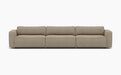 Supersoft Modular Sofa — Configuration 8, Hallingdal 65 220_Lacquered oak