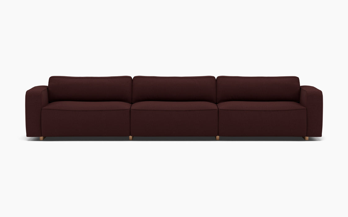 Supersoft Modular Sofa — Configuration 8, Vidar 0693_Lacquered oak