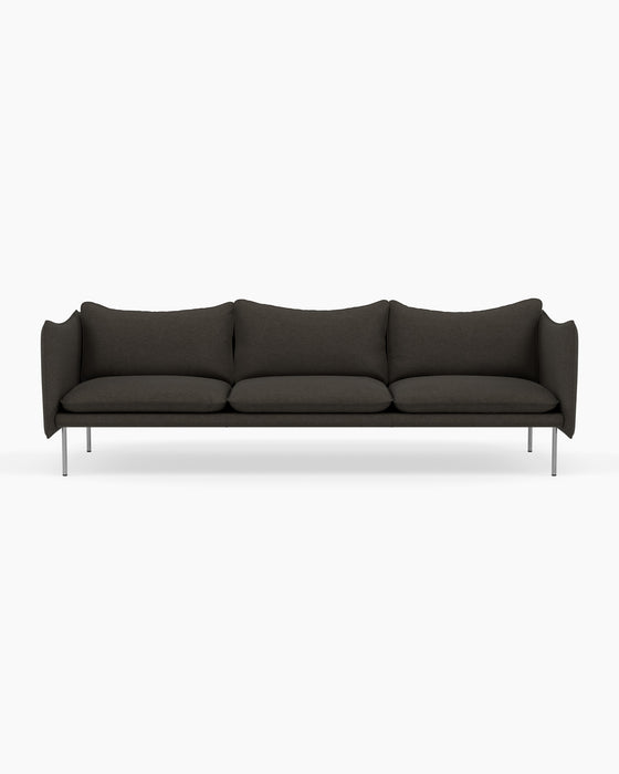 Tiki 3 Seater Sofa — Ecriture 0380_Brushed SS