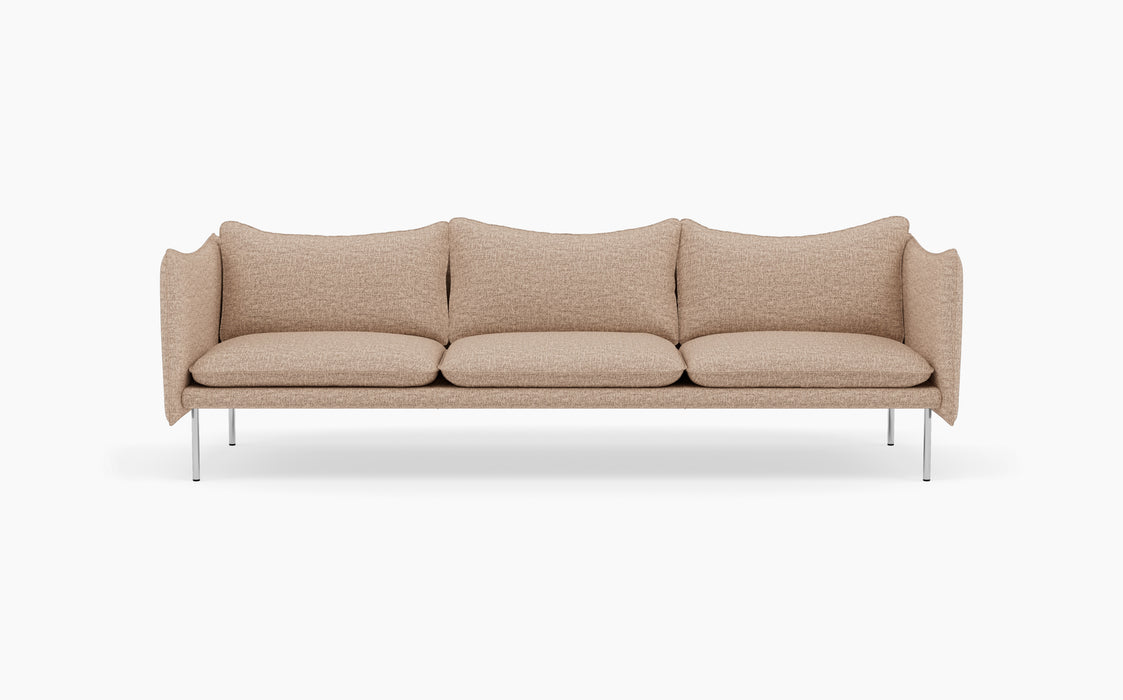 Tiki 3 Seater Sofa — Moss 0013_Polished SS