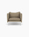 Tiki Lounge Chair — Large, Ecriture 0240_Polished SS