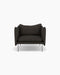 Tiki Lounge Chair — Large, Ecriture 0380_Brushed SS