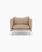 Tiki Lounge Chair — Large, Moss 0013_Polished SS