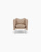 Tiki Lounge Chair — Small, Moss 0013_Polished SS