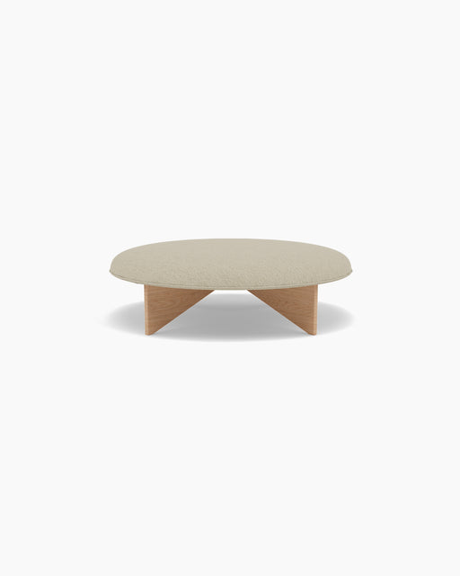 Utility Pouf — Large, Barnum Sand 2_Lacquered oak