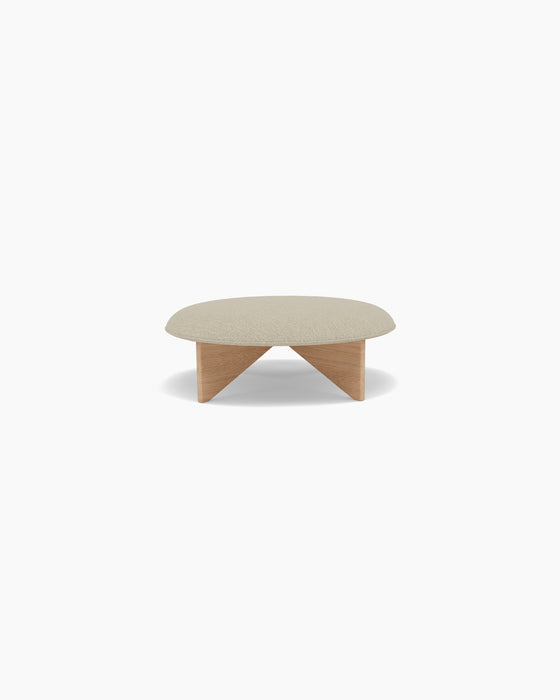 Utility Pouf — Small, Barnum Sand 2_Lacquered oak