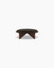 Utility Pouf — Small, Vintage Dark Chocolate_Smoked oak