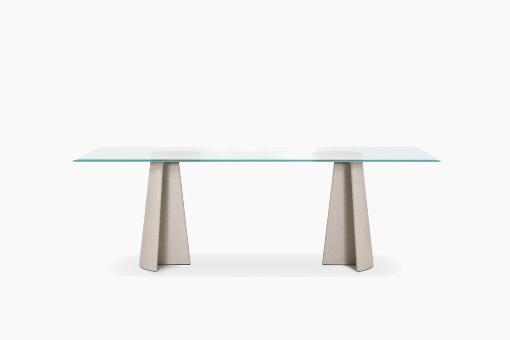 Ancora ancora natural concrete clear glass - studio