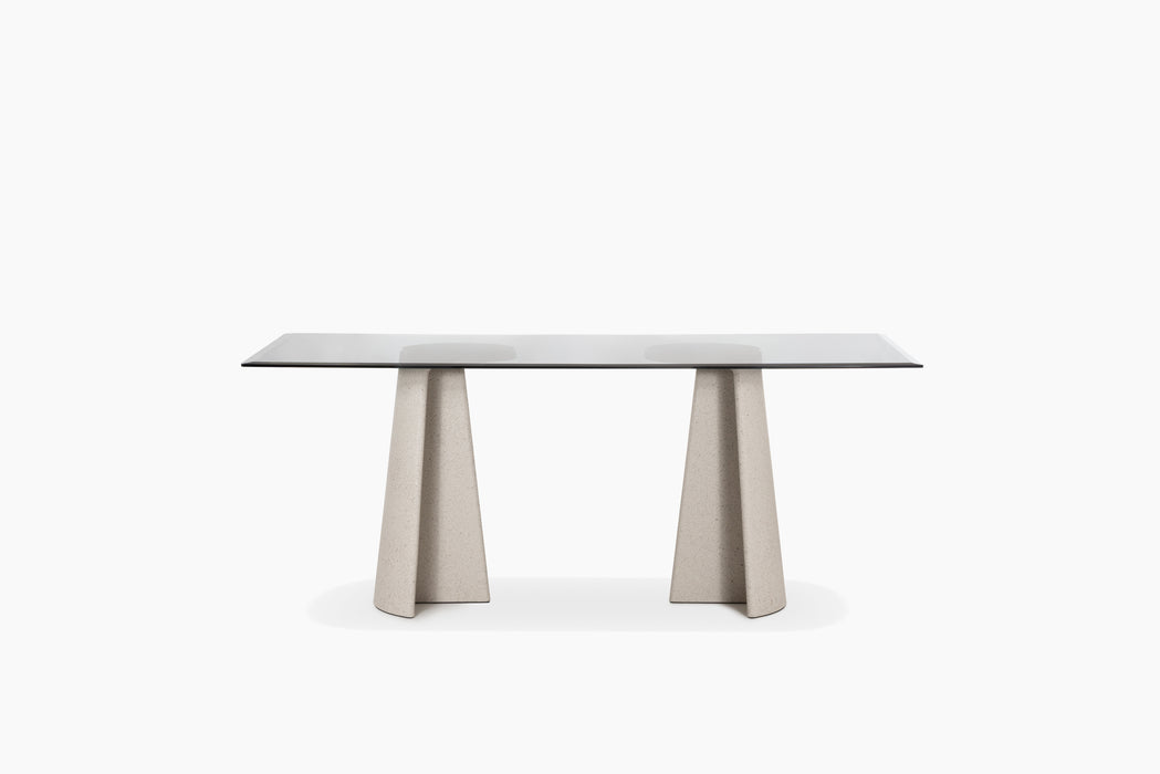 Ancora ancora natural concrete smoked glass - studio