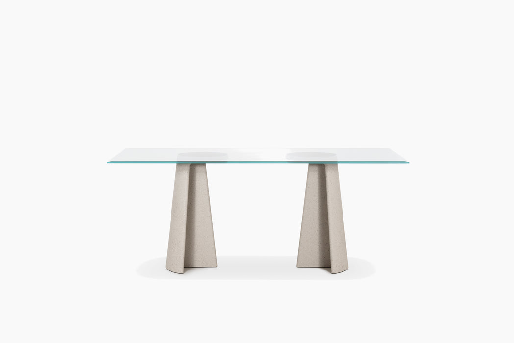 Ancora ancora natural concrete clear glass - studio