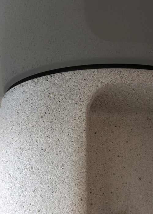 Ancora ancora natural concrete smoked glass - ambient