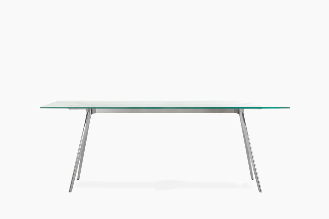 Baguette baguette polished aluminium clear glass - studio