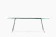 Baguette baguette polished aluminium clear glass - studio