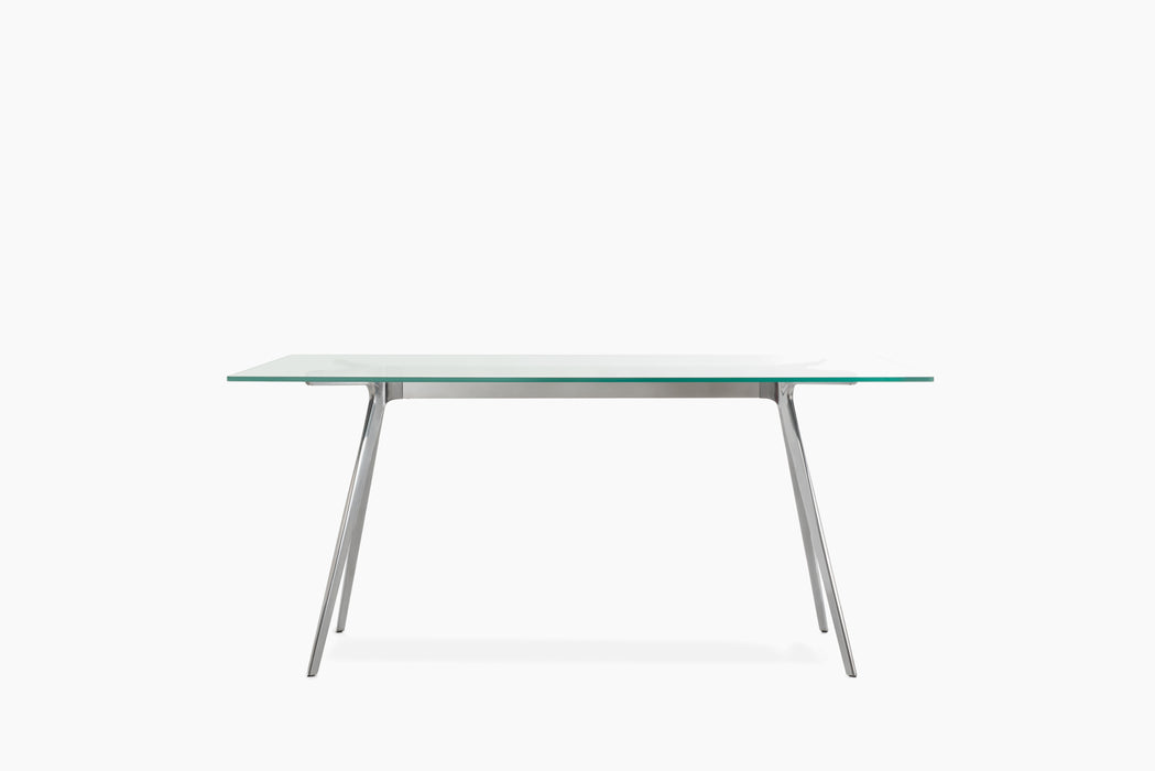 Baguette baguette polished aluminium clear glass - studio