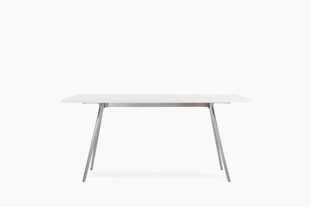 Baguette baguette polished aluminium white fenix - studio