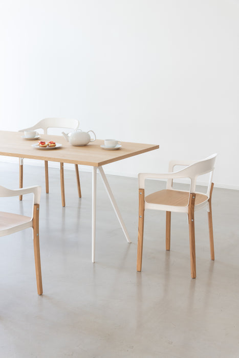 Baguette baguette white natural oak steelwood - ambient