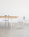 Baguette dejavu polished aluminium baguette white natural oak - ambient