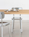 Baguette dejavu polished aluminium baguette white natural oak - ambient