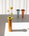 Bouquet bouquet vase lamp green caramel light blue - ambient