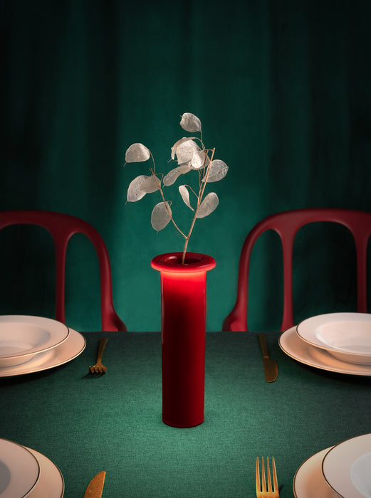 Bouquet bouquet vase lamp bordeaux - ambient