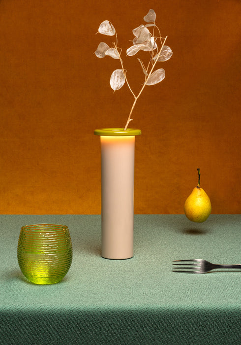 Bouquet bouquet vase lamp white green - ambient