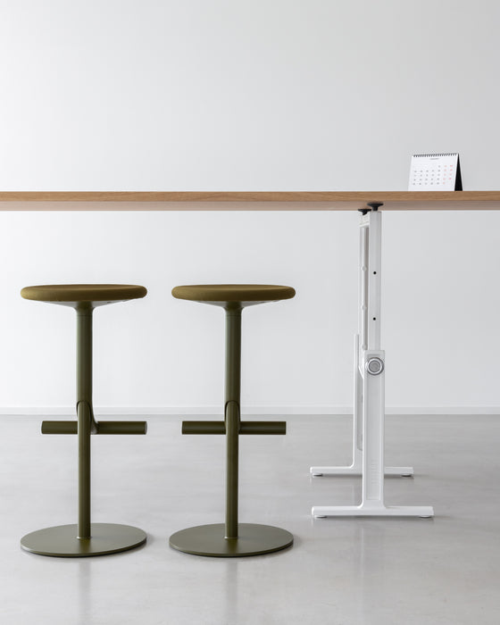 Brut brut trestle white natural oak tibu olive green - ambient