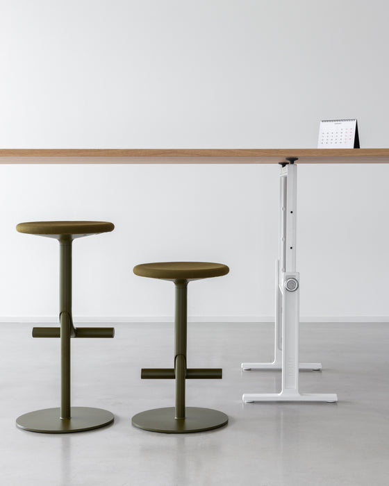Brut brut trestle white natural oak tibu olive green - ambient