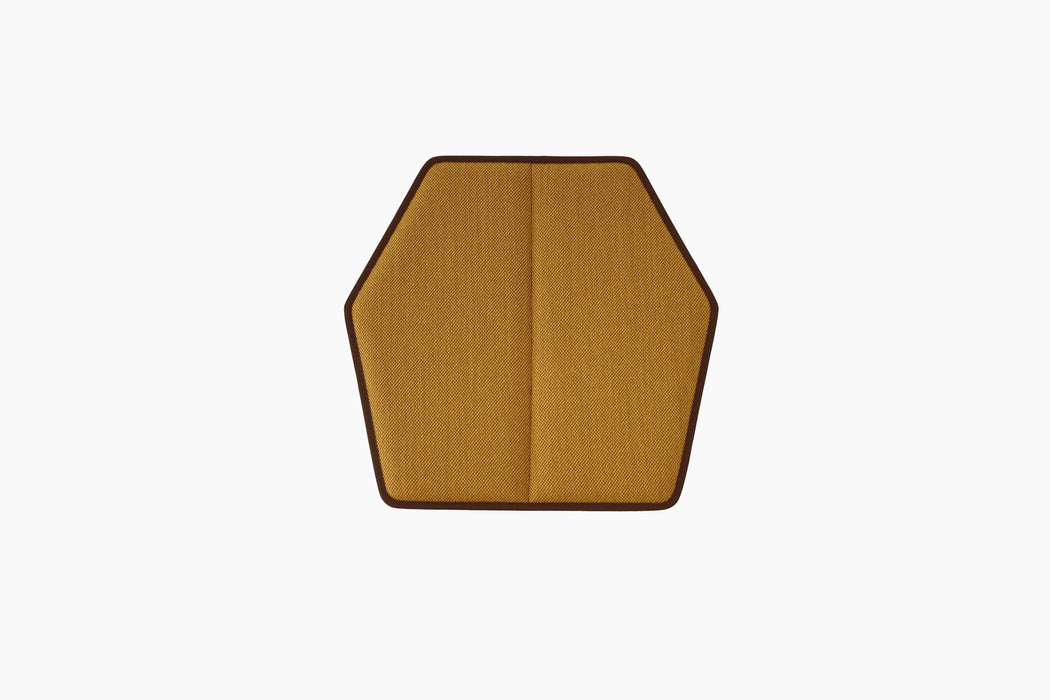 Chair_One one cushion kvadrat steelcut trio yellow - studio
