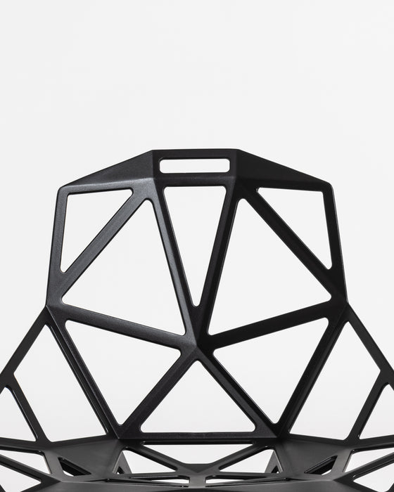 Chair_One one natural concrete black - ambient