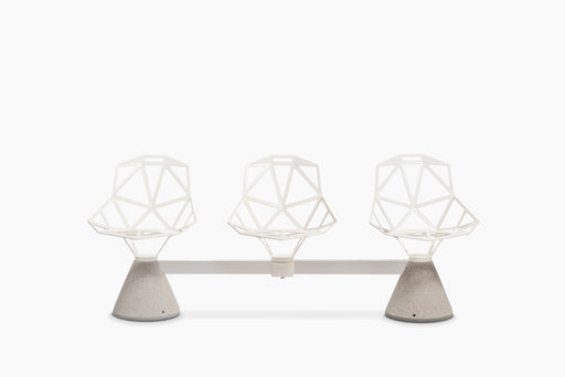 Chair_One Public Seating System one public seating system white natural concrete - studio