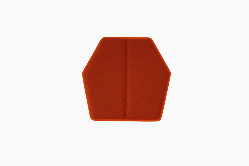 Chair_One one cushion kvadrat steelcut trio orange - studio