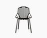 Chair_One one black cushion kvadrat steelcut trio light grey - studio
