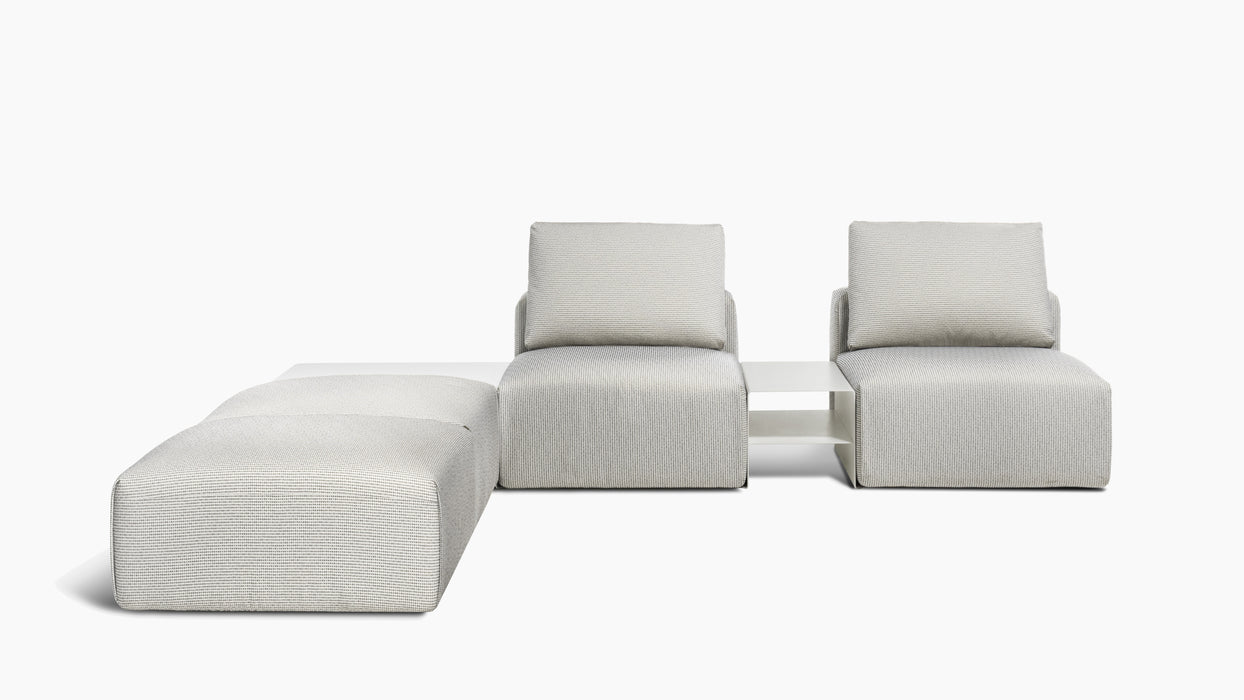 Costume Lounge costume lounge modular rubelli vines white - studio