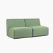 Costume costume 2seater kvadrat uniform melange green - studio