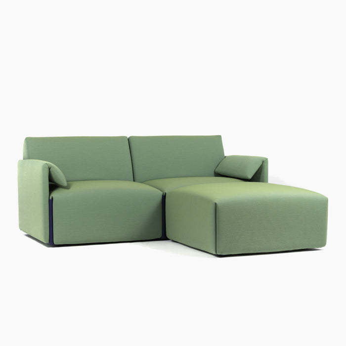 Costume costume 2seater kvadrat uniform melange green 01.tif - studio