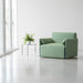 Costume costume 1seater kvadrat uniform melange green - ambient