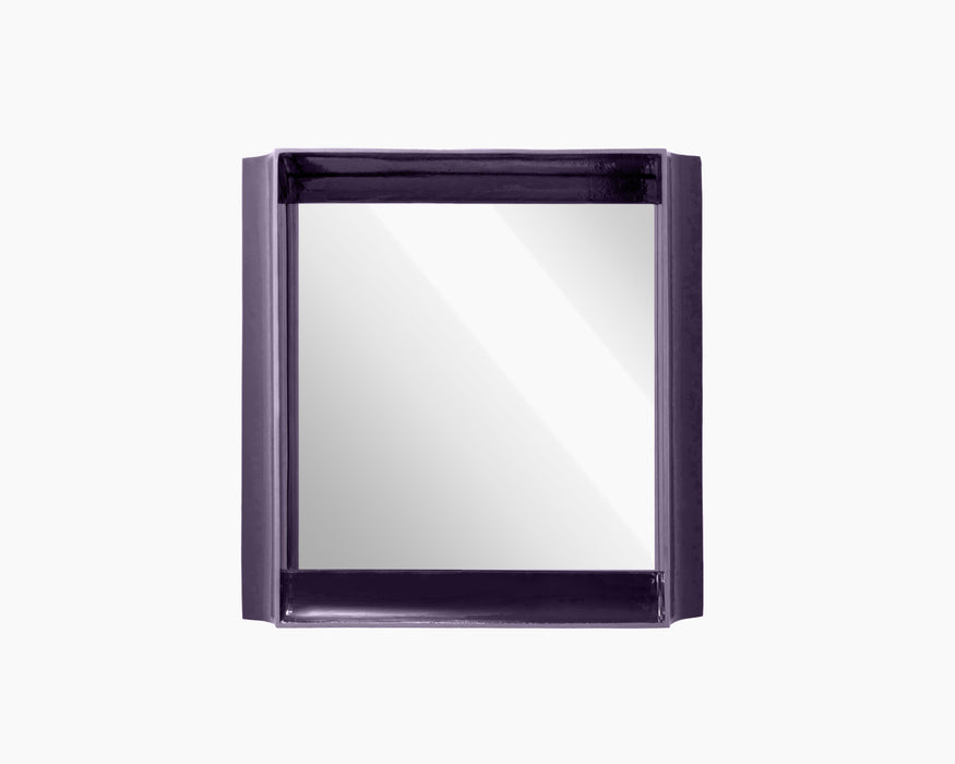 Coves coves mirror squared aubergine - studio