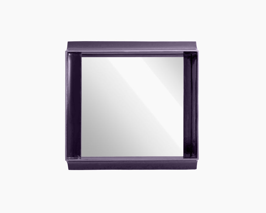 Coves coves mirror squared aubergine - studio