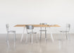 Déjà-vu dejavu polished aluminium baguette white natural oak - ambient